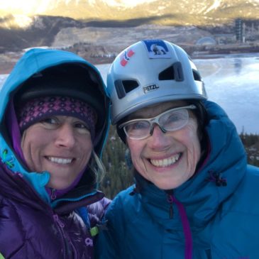 Climbing with  Sarah Hueniken – CANADA!